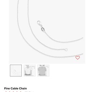 James Avery Fine Cable Chain